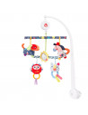 Carusel muzical mobil cu activitati - Prietenii culorilor,55214