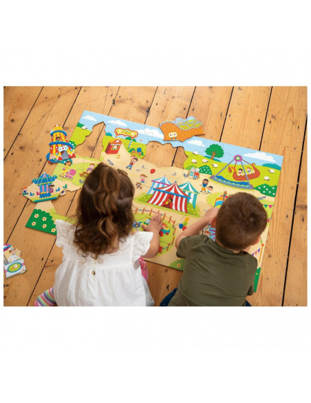 Puzzle Podea: Parcul de distractii (30 piese),1005095