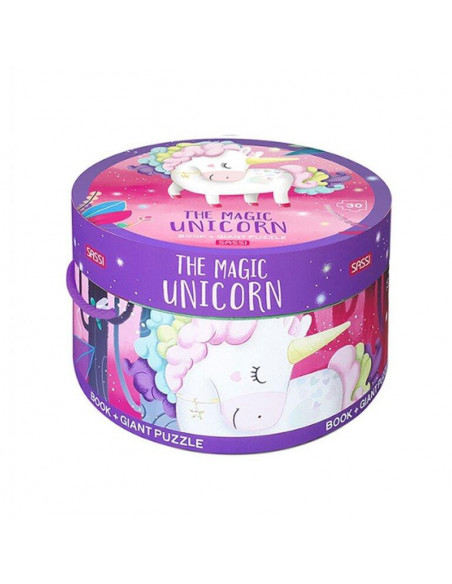 Puzzle (30 piese) cu carte - Unicorn,978-88-303-0171-9