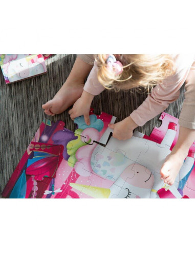 Puzzle (30 piese) cu carte - Unicorn,978-88-303-0171-9