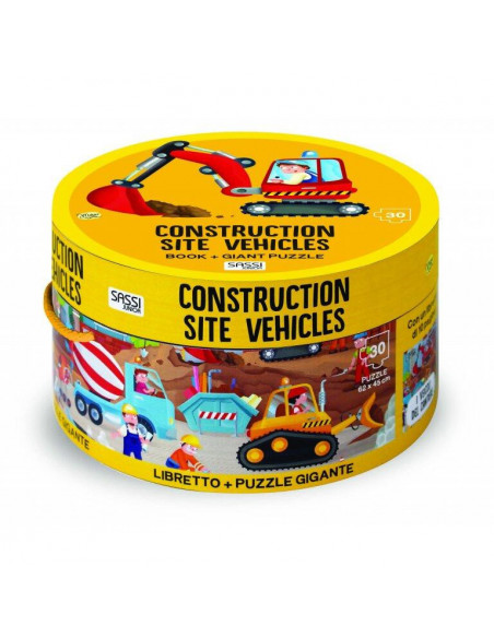 Puzzle (30 piese) cu carte - Vehicule,978-88-303-0153-5
