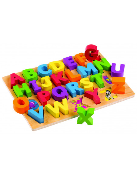 Puzzle alfabet - Litere mari,T0016