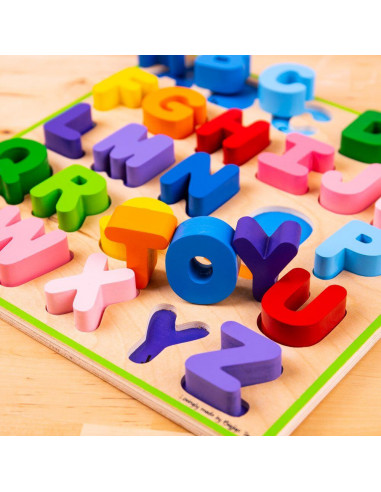 Puzzle colorat - alfabet,BB055