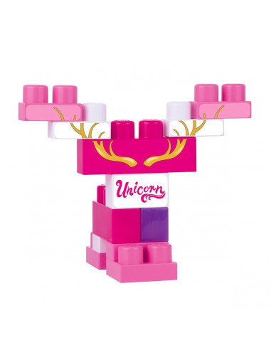 Cuburi de construit unicorn - 70 piese,D2552