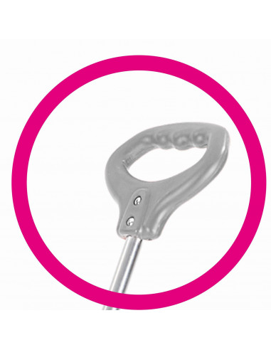 Prima mea tricicleta roz cu maner - Unicorn,D2504