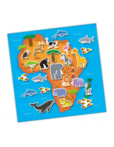 Cartea mea cu stickere - Harta,1005287