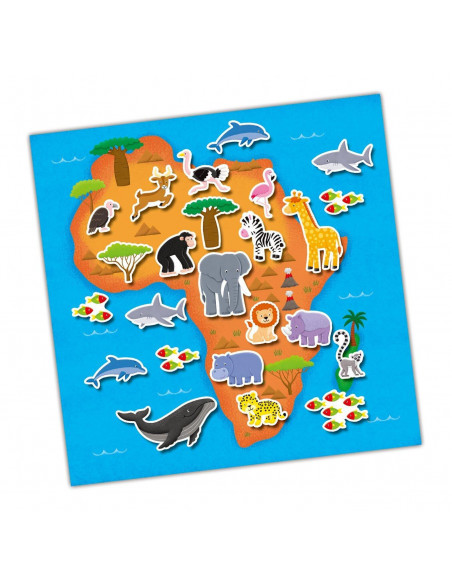 Cartea mea cu stickere - Harta,1005287