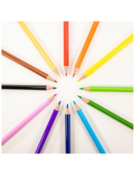 Set 12 creioane de colorat,A3307E