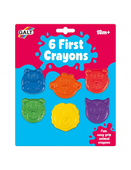 Set 6 creioane colorate - Animalute,1005026