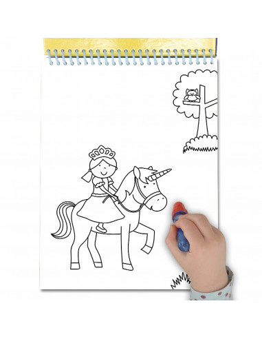 Water Magic: Carte de colorat Unicorni,1005152