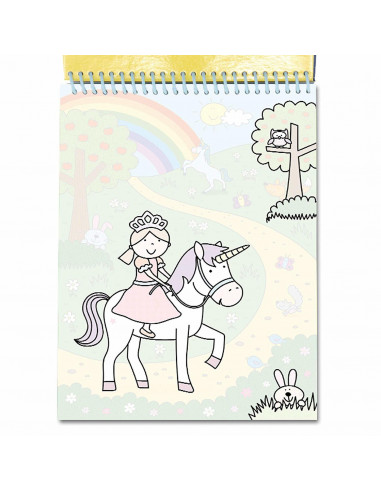Water Magic: Carte de colorat Unicorni,1005152
