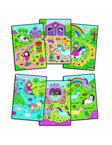 Water Magic: Carte de colorat Unicorni,1005152