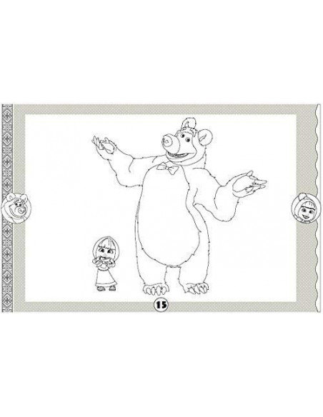 Desenam impreuna cu Masha si ursul,LS78080