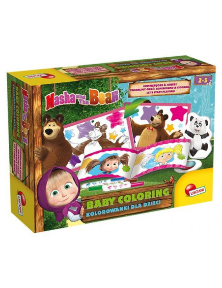 Set de colorat - Masha si ursul,LS78073