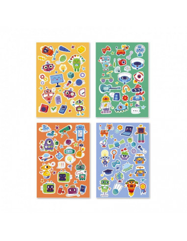 Set abtibilduri - Roboti haiosi,300298
