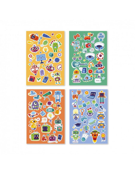 Set abtibilduri - Roboti haiosi,300298