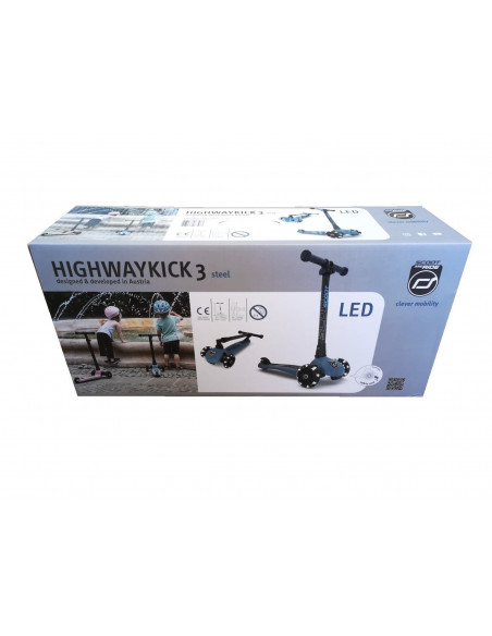 Trotineta copii pliabila cu roti luminoase Scoot & Ride