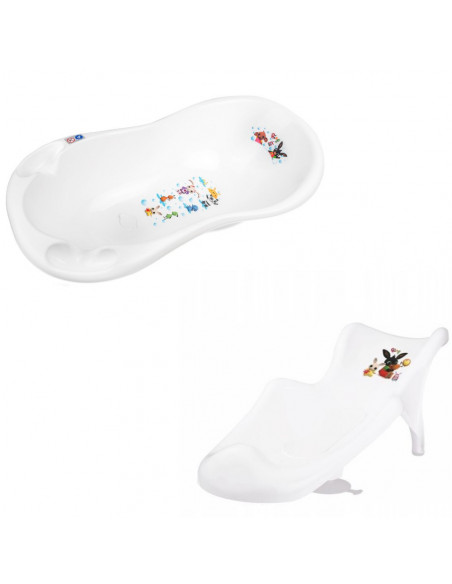 Cadita cu dop de scurgere si suport anatomic detasabil, 100 cm