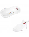 Cadita cu dop de scurgere si suport anatomic detasabil, 100 cm