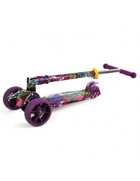 Trotineta Chipolino Croxer Evo purple grafitti,DSCRE0207PG