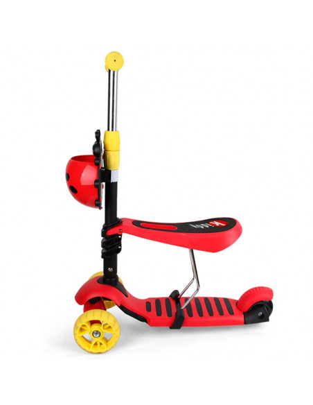 Trotineta Chipolino Kiddy Evo red black,DSKIE0207RB Trotineta Chipolino Kiddy Evo red black,DSKIE0207RB