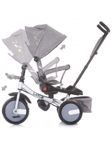 Tricicleta Chipolino Largo graphite,TRKLRG02001GT