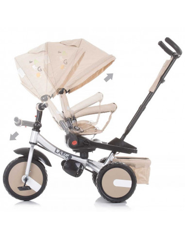 Tricicleta Chipolino Largo mocca,TRKLRG02002MO
