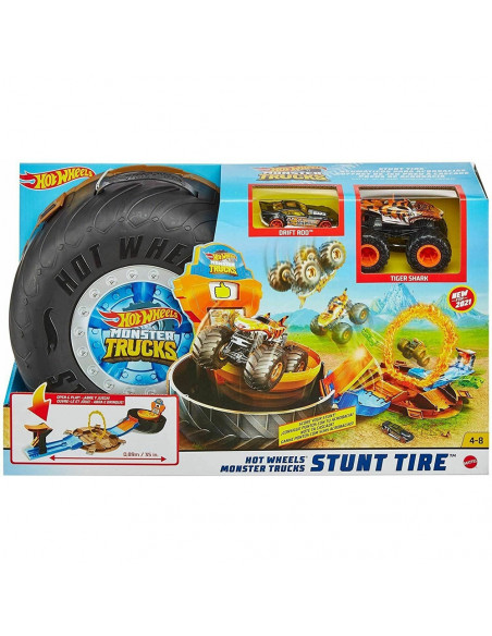 Pista de masini Hot Wheels by Mattel Monster Truck Stunt Tire