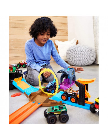 Pista de masini Hot Wheels by Mattel Monster Truck Pit and