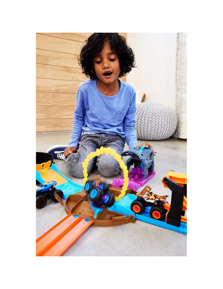 Pista de masini Hot Wheels by Mattel Monster Truck Pit and