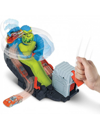 Pista de masini Hot Wheels by Mattel Toxic Ape Attack cu