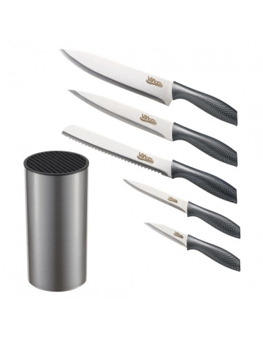 SET CUTITE DE BUCATARIE 6 PIESE, GRAYS, VANORA HOME,VN-GL-7GRAYS