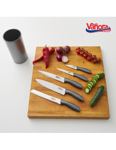 SET CUTITE DE BUCATARIE 6 PIESE, GRAYS, VANORA HOME,VN-GL-7GRAYS