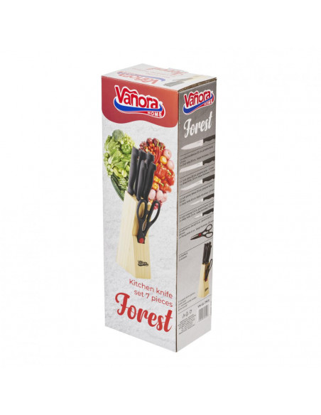 SET CUTITE BUCATARIE 7 PIESE, FOREST, VANORA HOME,VN-GL-7PCS