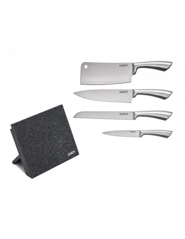 SET CUTITE DE BUCATARIE, 5 PIESE,SILVER, COOKING BY HEINNER,HR- SET CUTITE DE BUCATARIE, 5 PIESE,SILVER, COOKING BY HEINNER,HR-