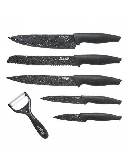 SET CUTITE DE BUCATARIE,6 PIESE,STONE, COOKING BY HEINNER,HR-