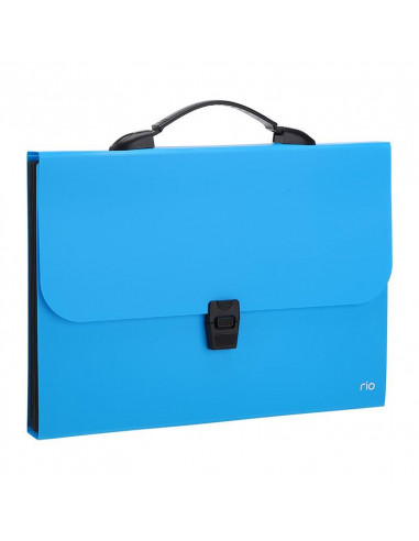 SERVIETA PLASTIC CU MANER 13 COMPART. DIV. CUL. NEON