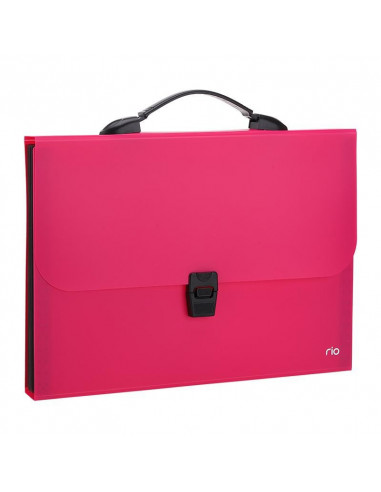 SERVIETA PLASTIC CU MANER 13 COMPART. DIV. CUL. NEON