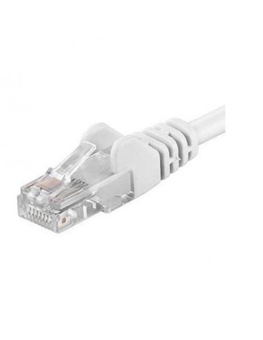 Patchcord UTP RJ45-RJ45 Cat.5e 0.5m alb, UTP-5E-0.5-W, pachcord