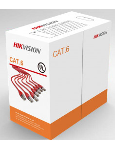 Cablu U/UTP cat.6 Hikvision, DS-1LN6-UU, 4x23AWG, material