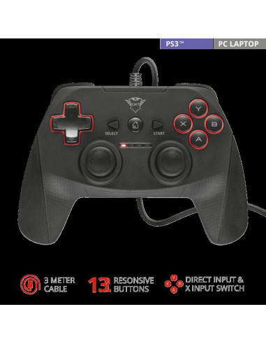 Gamepad Trust GXT 540 Yula Wired Gamepad,TR-20712