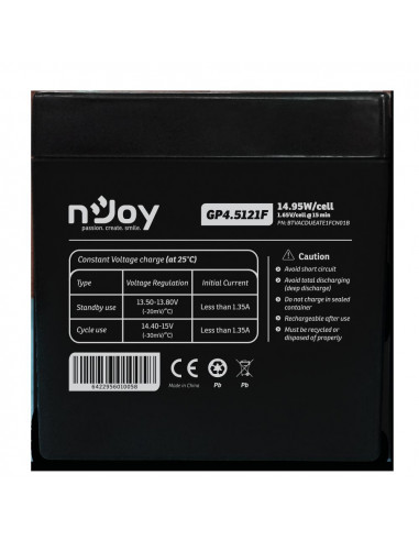 Acumulator nJoy GP4.5121F 12V Capacitate
