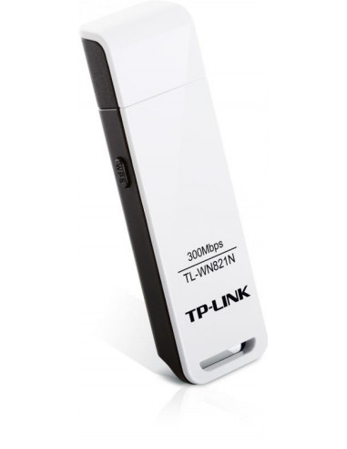 Adaptor wireless TP-Link, N300, USB2.0, Atheros, 2T2R,TL-WN821N