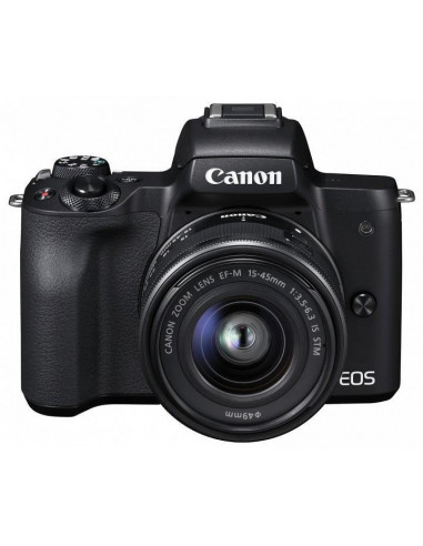 Camera foto Canon EOS M50 Black KIT EF-M15-45 IS STM, 24.1 MP