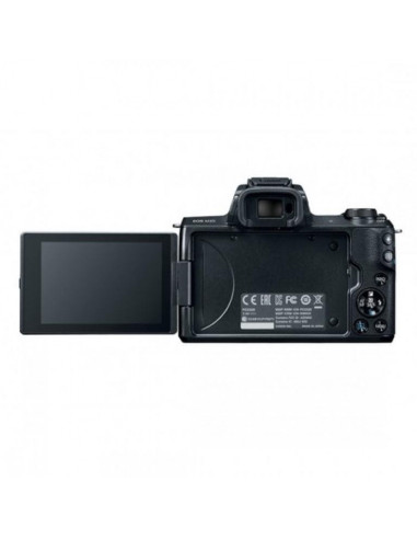 Camera foto Canon EOS M50 Black KIT EF-M15-45 IS STM, 24.1 MP