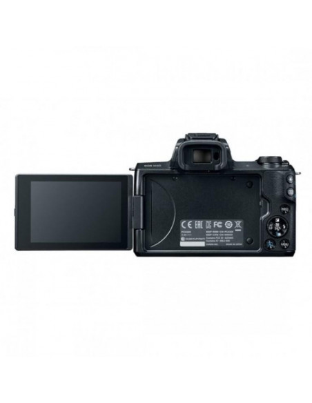 Camera foto Canon EOS M50 Black KIT EF-M15-45 IS STM, 24.1 MP