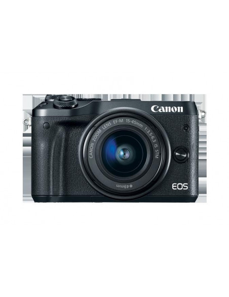 Camera foto Canon EOS M6 EF-M 15-45mm, 24.2Mpx, obiectiv EF-M