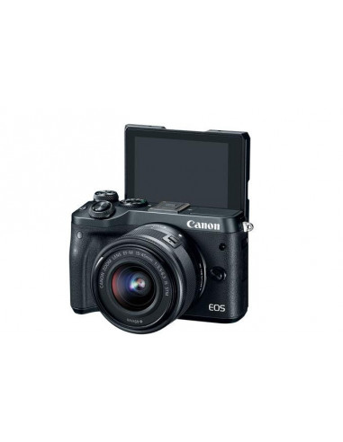 Camera foto Canon EOS M6 EF-M 15-45mm, 24.2Mpx, obiectiv EF-M