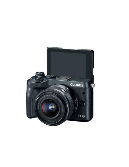 Camera foto Canon EOS M6 EF-M 15-45mm, 24.2Mpx, obiectiv EF-M