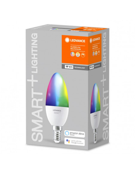 Bec Led Ledvance SMART+ WiFi Candle Multicolour, E14, 5W (40W)